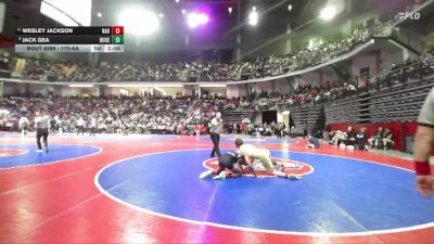175-6A 5th Place Match - Wesley Jackson, North Atlanta HS vs Jack Gea, Buford HS