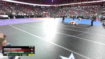 D2-285 lbs Semifinal - Hunter Vander Heiden, Freedom vs Porter Mandurano, Belmont/Platteville