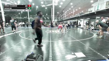 147 lbs 5th Place - Ethan Calderon, Journeymen Wrestling Red - HSC vs Lucas Sei, Southern Regional - HSC