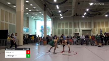 Quarterfinal - Dominick Gallo, Virginia Military Institute vs Alex Madrigal, George Mason