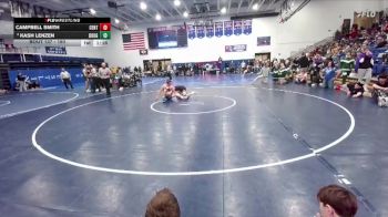 150 lbs Champ. Round 2 - Campbell Smith, Central vs Kash Lenzen, Douglas