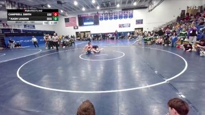 150 lbs Champ. Round 2 - Campbell Smith, Central vs Kash Lenzen, Douglas