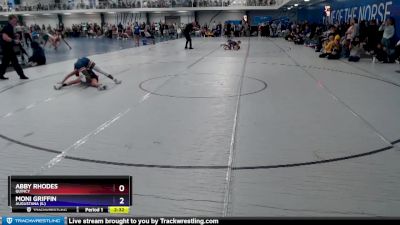 131 lbs Cons. Round 4 - Moni Griffin, Augustana (IL) vs Abby Rhodes, Quincy