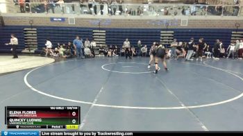 138/144 Round 3 - Quincey Ludwig, Lakeview Mat Club vs Elena Flores, Hermiston Wrestling