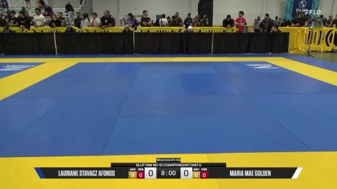 Maria Mae Golden vs Lauriane Stavacz Afonso 2026 Pan IBJJF Jiu-Jitsu No-Gi Championship