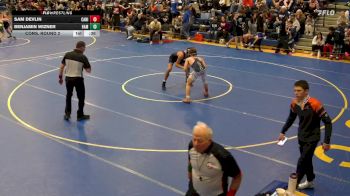 150 lbs Cons. Round 2 - Benjamin Wizner, Hamburg vs Sam Devlin, Canisius