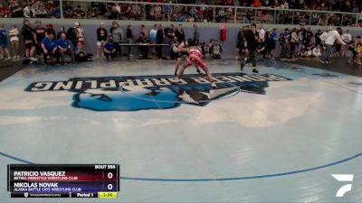 145 lbs Rr2 - Patricio Vasquez, Bethel Freestyle Wrestling Club vs Nikolas Novak, Alaska Battle Cats Wrestling Club