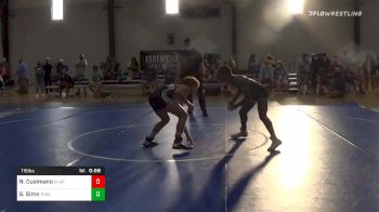 115 lbs Consolation - Nick Cusimano, Gladiator Academy vs Gylon Sims, Toss Em Up