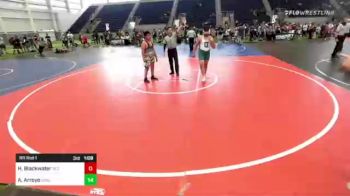 81 lbs Rr Rnd 1 - Olive Lechiara, Rough House vs Jordan Lozano, Threshold WC