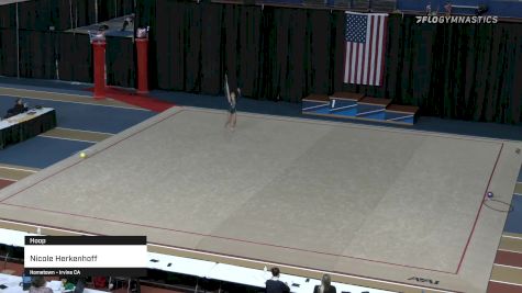 Nicole Herkenhoff - Hoop - 2021 Rhythmic Elite Qualifier