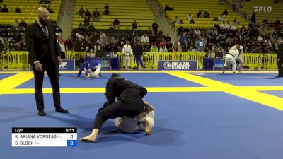 KAROLINA ARIANA VORGEAS vs SARAH BLOCK 2024 Master International IBJJF Jiu-Jitsu North American Championship