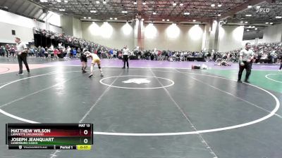 138B Semifinal - Joseph Jeanquart, Luxemburg-Casco vs Matthew Wilson, Lafayette (Wildwood)