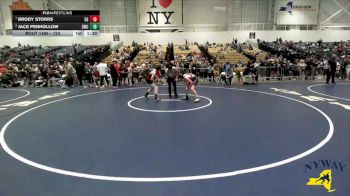 120 lbs Quarterfinal - Brody Storrs, 518 Grapplers vs Jace Penhollow, Southwestern Wrestling Club