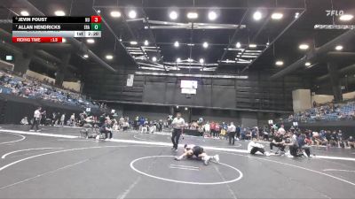 133 lbs Semifinal - Jevin Foust, Newman vs Allan Hendricks, Embry-Riddle (Ariz.)