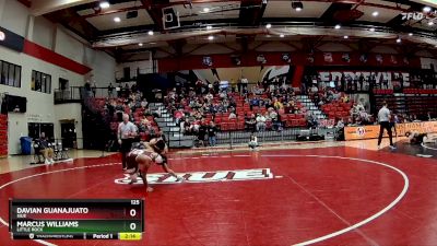 125 lbs Cons. Round 2 - Marcus Williams, Little Rock vs Davian Guanajuato, SIUE