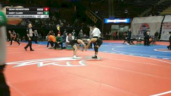 126 Class 1 lbs Cons. Semi - Audy Clark, St. Mary`s South Side vs Sean Reinertsen, Warsaw