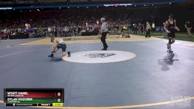 D4-126 lbs Champ. Round 1 - Wyatt Hanel, Inland Lakes HS vs Dylan Mazurek, Lakeview HS