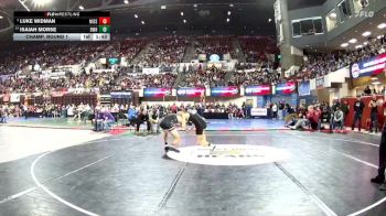 AA - 157 lbs Champ. Round 1 - Luke Widman, Missoula Sentinel vs Isaiah Morse, Billings West