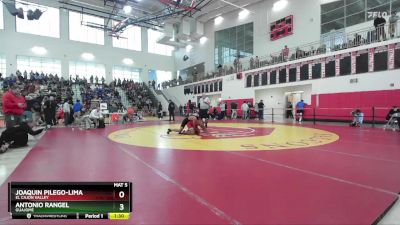 190 lbs Champ. Round 1 - Antonio Rangel, Guajome vs Joaquin Pilego-Lima, El Cajon Valley