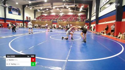 132 lbs Final - Jordan Noble, Mcalester HS vs Don O`Kelley, Van Buren High School