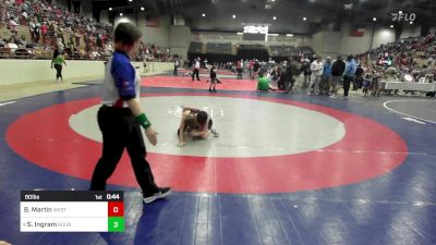 80 lbs Round Of 16 - Brian Martin, West Forsyth Wrestling Club vs Sam Ingram, Roundtree Wrestling Academy