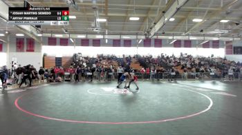 120 lbs Consi Of 8 #2 - Josiah Martins Semedo, New Bedford vs Aryav Pimrale, Lexington