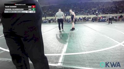 285 lbs Round Of 16 - Thor Danner, Woodward Youth Wrestling vs Gabriel Scarbrough, Checotah Matcats