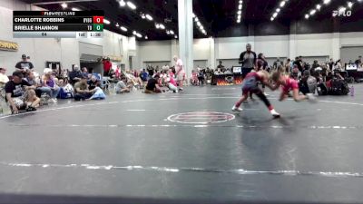 64 lbs Round 2 (10 Team) - Charlotte Robbins, Backyard Brawlers Pink vs Brielle Shannon, Washington Dual Team