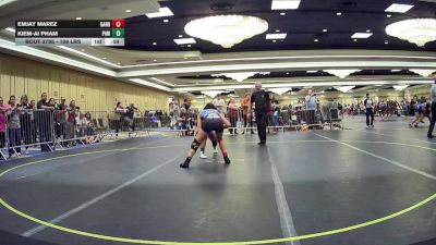 109 lbs Consi Of 8 #2 - Emjay Marez, Garden City HS vs Kiem-Ai Pham, Paw