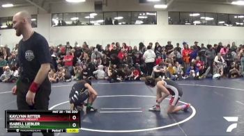 96 lbs Champ. Round 2 - Kaylynn Ritter, Whittemore-Prescott vs Isabell Liebler, Alcona Matcats