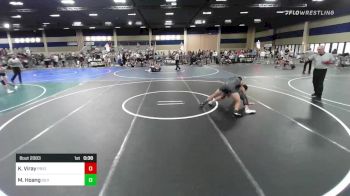 144 lbs 5th Place - Kaleb Viray, Pride WC vs Maxwell Hoang, Silverback WC