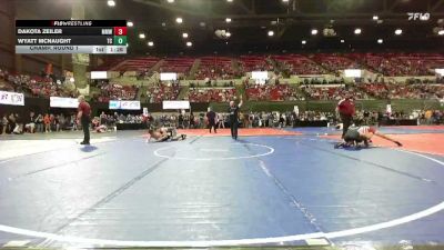 158 lbs Champ. Round 1 - Dakota Zeiler, Mountain Man Wrestling vs Wyatt McNaught, Team Champs