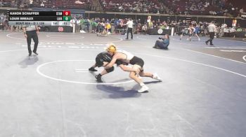 D 1 138 lbs Cons. Round 4 - Kanon Schaffer, St. Amant vs Louie Breaux, Lafayette