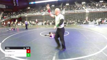 73 lbs Consi Of 8 #1 - Eddie Sylva, Sturgis Youth WC vs Caysen Long, Riverton USAW