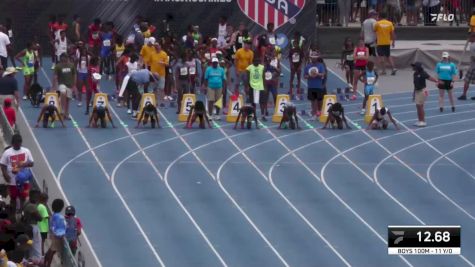 Youth Boys' 100m Championship, Semi-Finals 2 - Age 11