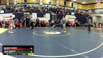 120 lbs. Champ. Round 3 - Allison Gonier, Park Hill vs Anna Bowles, Francis Howell