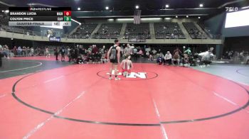 Quarterfinal - Brandon Lucia, Washington Township vs Colton Price, Clayton