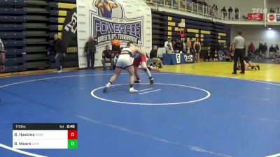 172 lbs Round Of 32 - Brady Haskins, General McLane vs Brock Mears, Latrobe