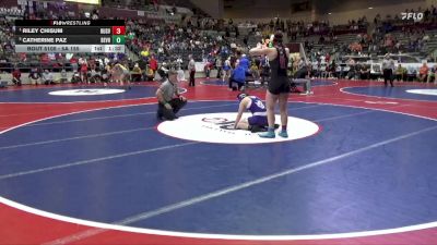 5A 155 lbs Semifinal - Riley Chisum, Russellville vs Catherine Paz, Berryville