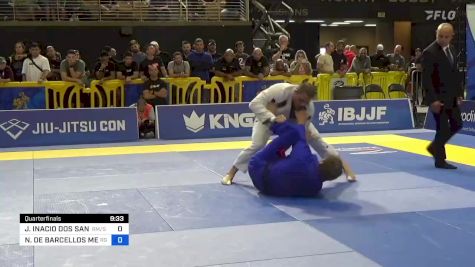 JOSE INACIO DOS SANTOS vs NICHOLAS DE BARCELLOS MEREGALI 2023 Pan Jiu Jitsu IBJJF Championship