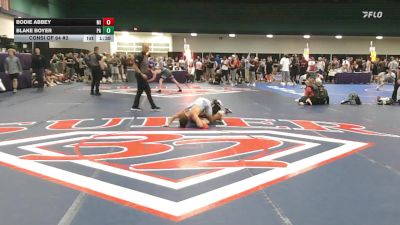 138 lbs Consi Of 64 #2 - Bodie Abbey, MI vs Blake Boyer, PA