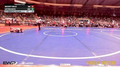 58 lbs Round Of 16 - Beckett Mills, Keystone Wrestling Club vs Leyton Boyd, Contenders Wrestling Academy