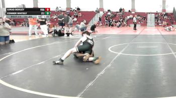 130 lbs Consi Of 4 - Lukas Boxley, Ponaganset vs Conner Whitely, St.edwards