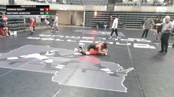 127 lbs Semis & 1st Wrestleback (8 Team) - Kennan Beatty, Park Hill, MO vs Matthew Hamilton, Post Falls, ID