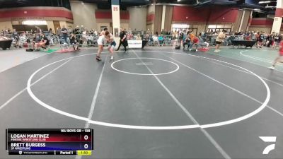 138 lbs Cons. Round 2 - Logan Martinez, Finesse Wrestling Club vs Brett Burgess, 3F Wrestling