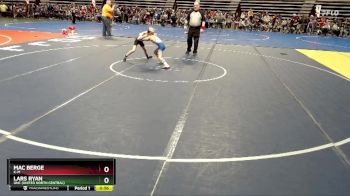 65 lbs Champ. Round 1 - Lars Ryan, UNC (United North Central) vs Mac Berge, K-M