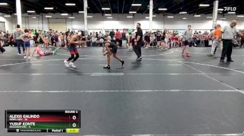 88 lbs Round 2 (8 Team) - Alexis Galindo, Rebellion vs Yusuf Konte, Headhunters
