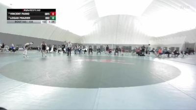 133 lbs 1st Place Match - Vincent Paino, Unattached - Purdue vs Logan Frazier, Unattached Indiana