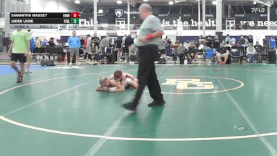 102 lbs Rr Rnd 5 - Samantha Massey, Homegrown Black - HSC vs Jaden Uhde, Revival Pink - HSC