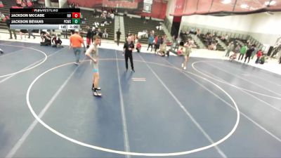 138 lbs Cons. Semi - Jackson McCabe, Nucla Wrestling vs Jackson Bevans, Park City Wrestling Club